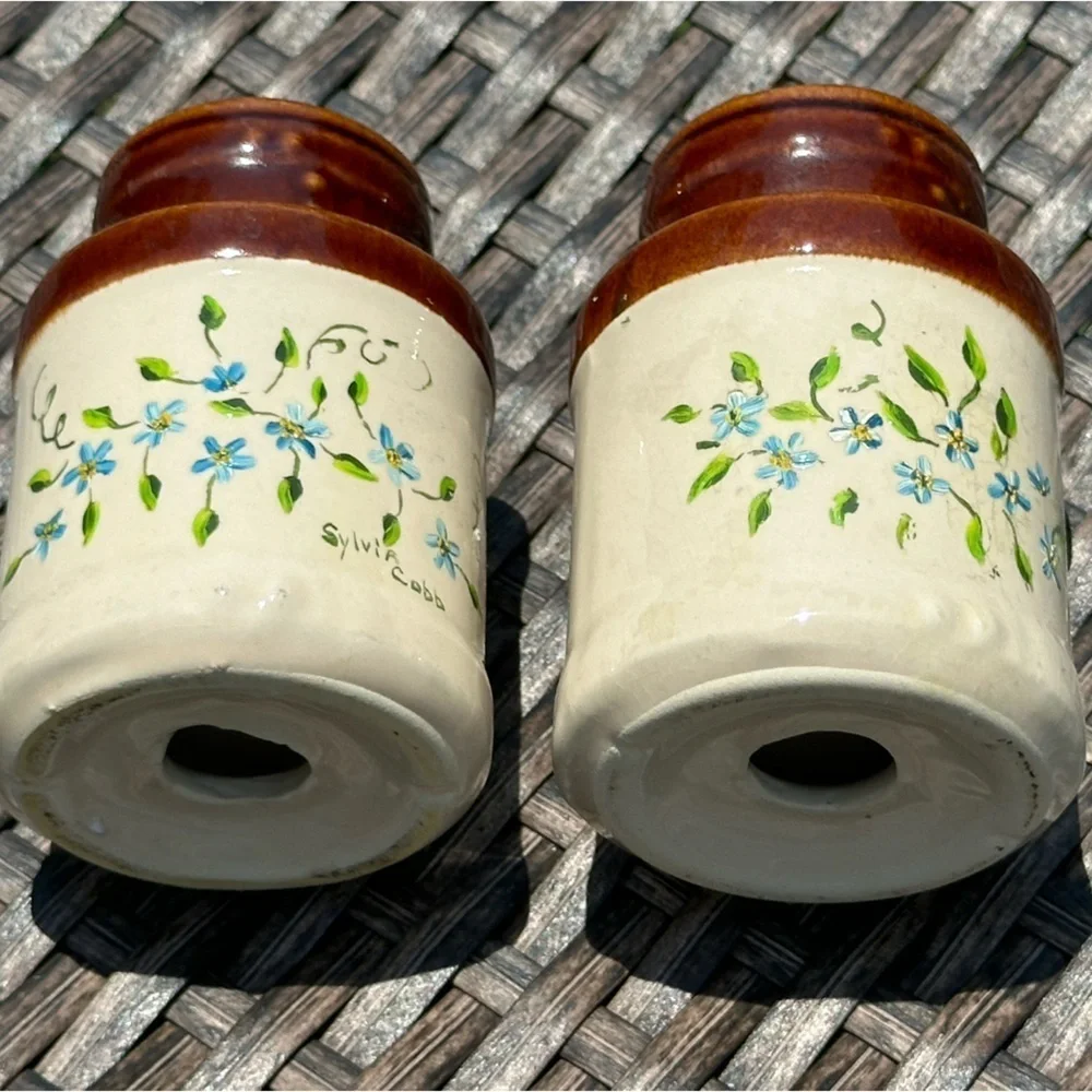 Vintage Milk Can Salt and Pepper Shakers (No Stoppers)